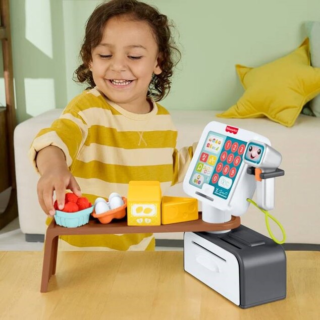Mattel Fisher Price Hovoriaca pokladňa CZ/SK/ENG/HU/PL