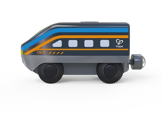 Hape Lokomotíva Intercity na batérie, čierna