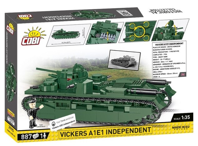 Cobi Great War Vickers A1E1 Independent, 1:35, 886 PS, 1 f