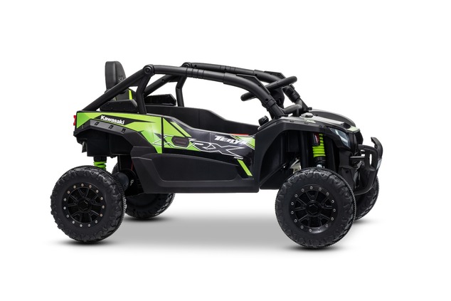 Elektrické autíčko Kawasaki TERYX KRX 1000 12V, čierne, jednomiestne, odpružená zadná nápr