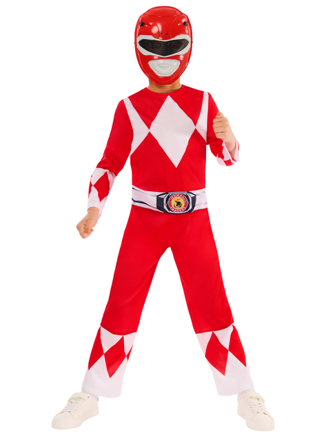 POWER RANGER Mighty Morphin Kinderkostüm Größe S(122-128cm)