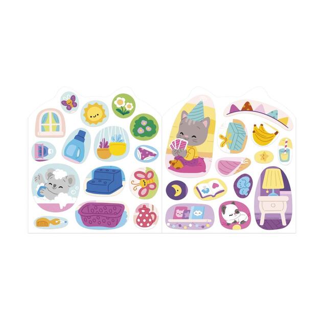 Janod Stickers Samolepky Dom 7 predlôh