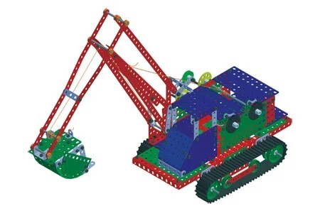 Merkur 5 kit de construcción, 768 piezas, 80 modelos
