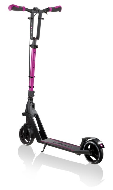 Globber Kolobežka One K 165 BR Ruby s prednym tlmičom a brzdou, nosnosť 100kg