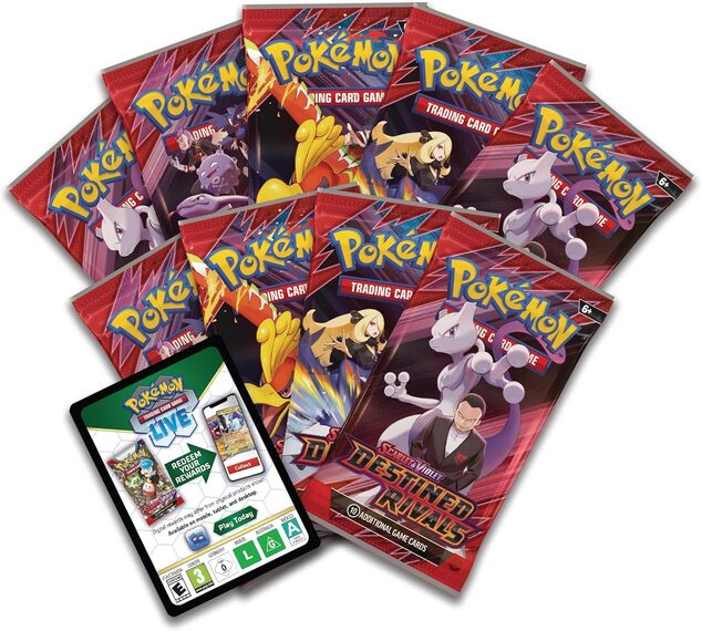 Pokémon JCC: Escarlata y Púrpura 10 Rivales Destinados Caja de Entrenador Élite