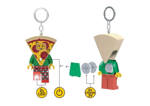 LEGO® Iconic Pizza svietiaca figúrka (HT)
