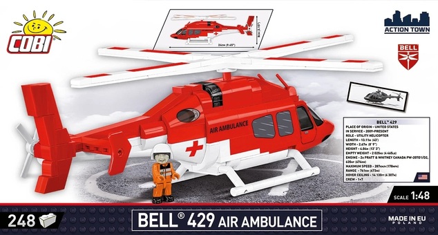 Cobi Bell 429 Letecká záchranka, 1:48, 248 k
