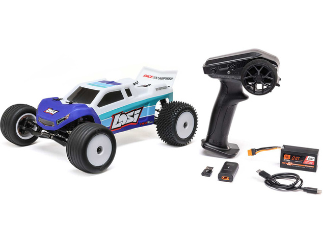 Losi Mini-T 2.0 V2 Brushless 1:18 RTR modrá