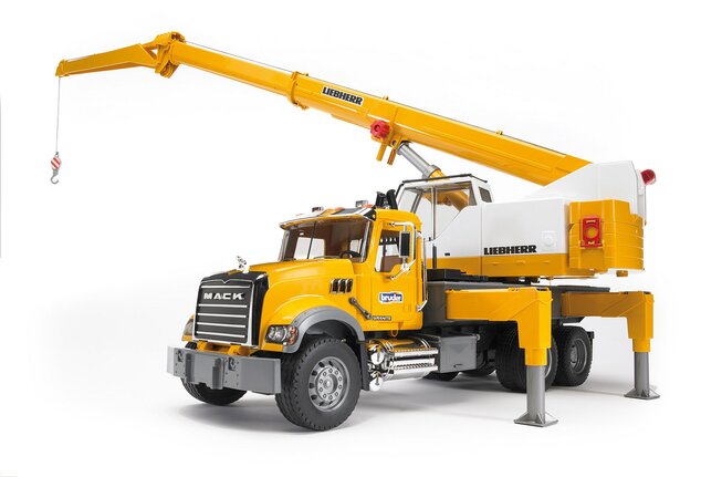 BRUDER 02818 MACK Granit Liebherr Autožeriav