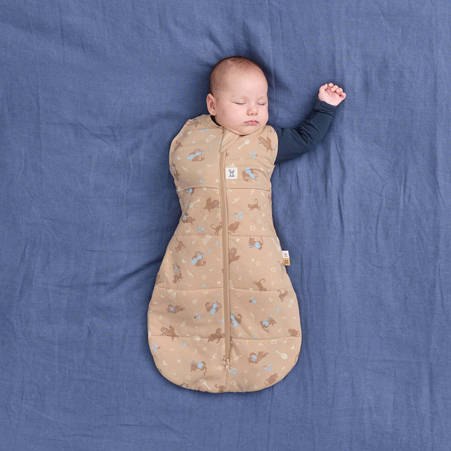 ERGOPOUCH Pucktuch und Schlafsack 2in1 Cocoon Melody 6-12m, 8-10kg, 2,5tog