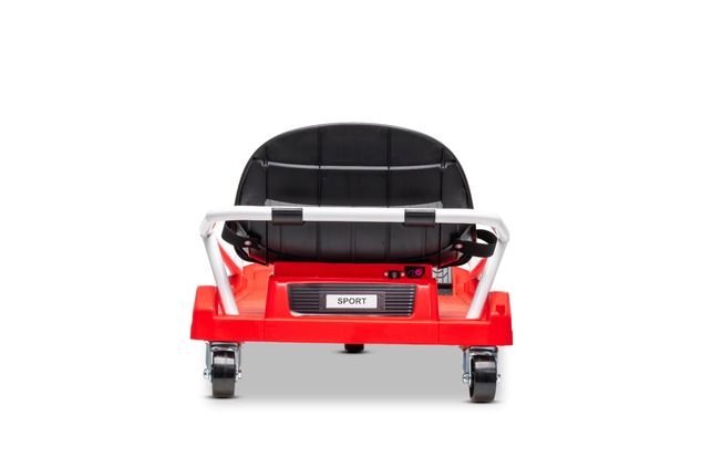Beneo Motors Drift Kart 24V, rosso, 300W Motore Brushless, Batteria al Litio,