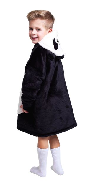 Cozy Noxxiez CH306 Panda - hrejivá televízna mikinová deka s kapucňou pre deti 3-6 rokov