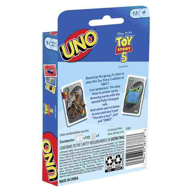 Mattel Uno Toy Story 5