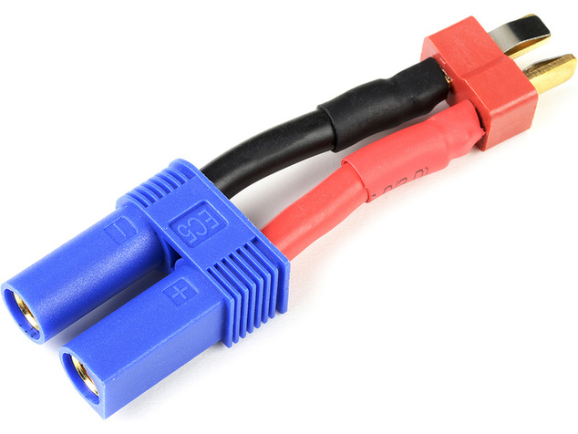Konverzný kábel Deans prístroj - EC5 batéria 12AWG