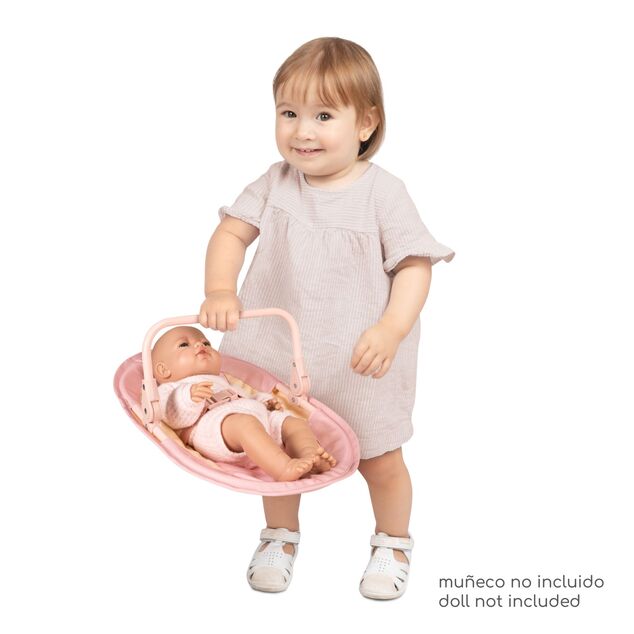 DeCuevas 51570 Sedia multifunzione per sala da pranzo e altalena per bambole 3 in 1 Honey 2026