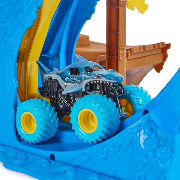 Monster Jam - Hrací set Megalodon Zoop of Doom, 1:64