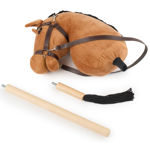 Bieco - Hobby Horsing na tyči - koník hnedý, veľ. S