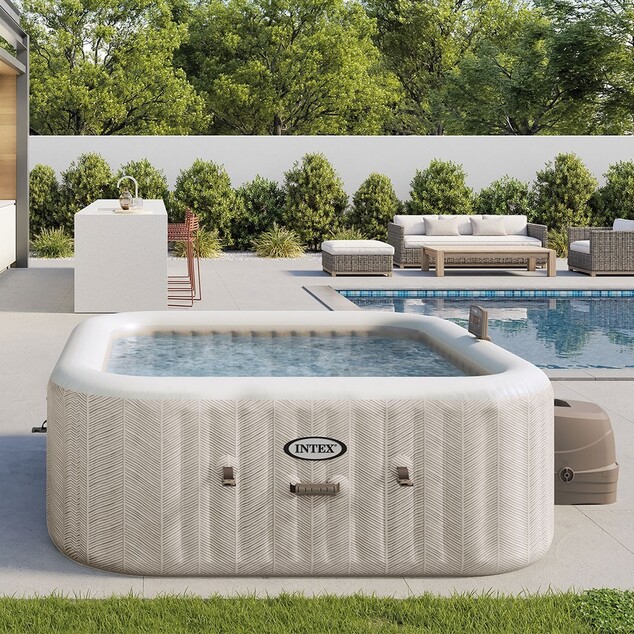 INTEX 28472 Vírivka PureSpa™ Chevron Bubble Deluxe pre 6 osôb