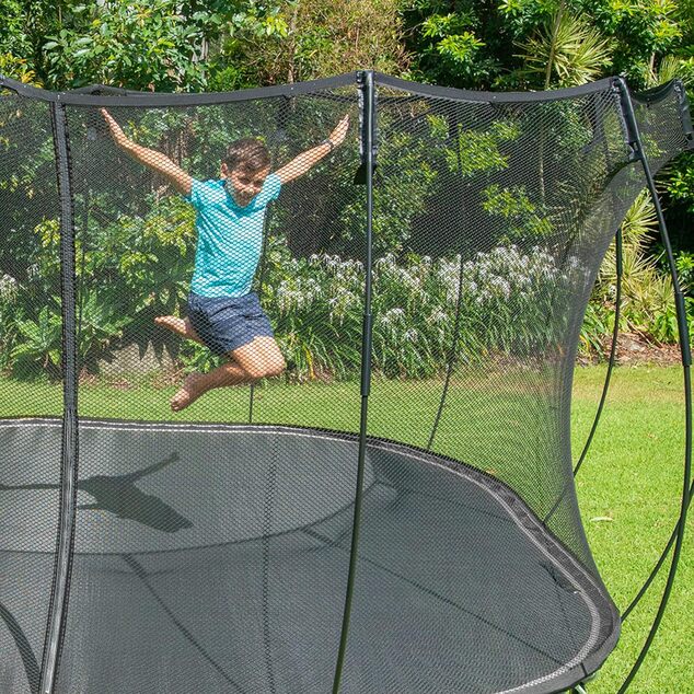 Springfree Trampoline® Large Square (S113) Trampolína s ochrannou sieťou, 340 × 340 cm