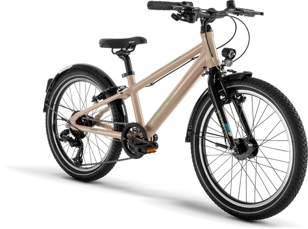 PUKY Detský bicykel 20" CYKE 20-7 ACTIVE, Sand - Black