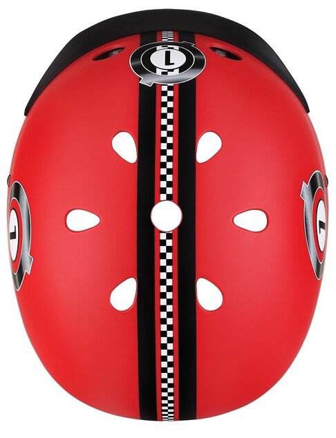 Globber Kinderhelm Elite New Red Racing XS/S (48-53 cm)
