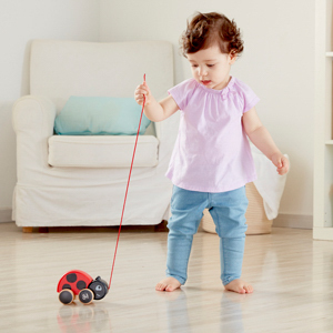 Hape Juguete de arrastre mariquita
