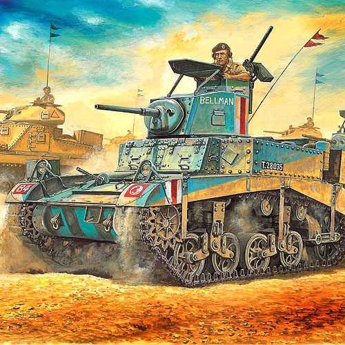 Modellbausatz Panzer 13270 - BRITISH M3 STUART HONEY (1:35)