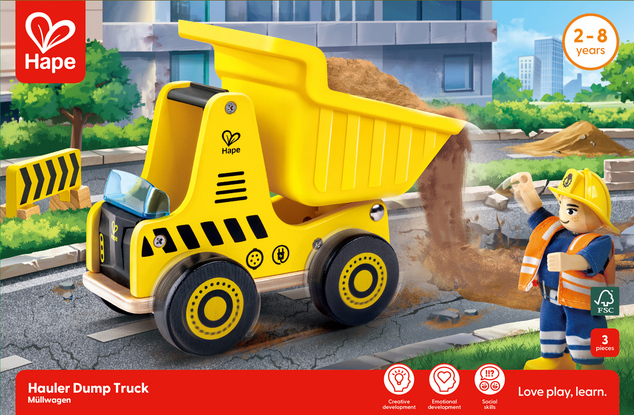 Hape Hauler Camion Ribaltabile