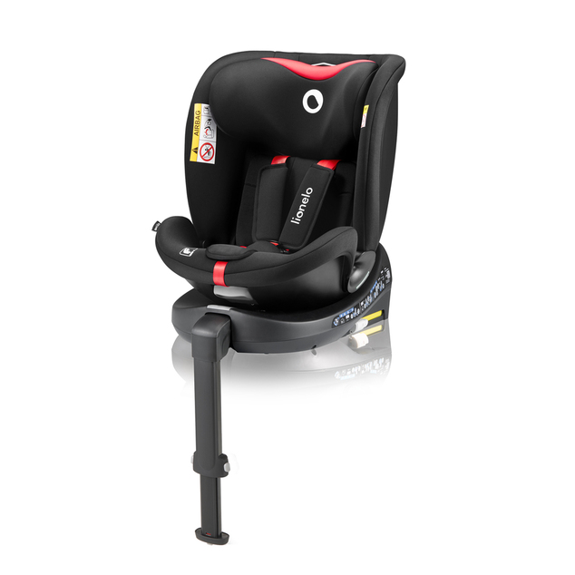 LIONELO Autosedačka Navy i-Size (40-150 cm) Black Red