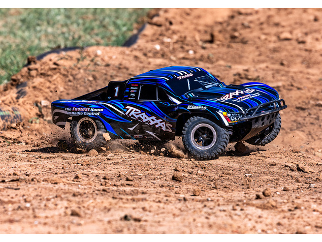 Traxxas Slash 1:10 HD VXL 4WD RTR modrý