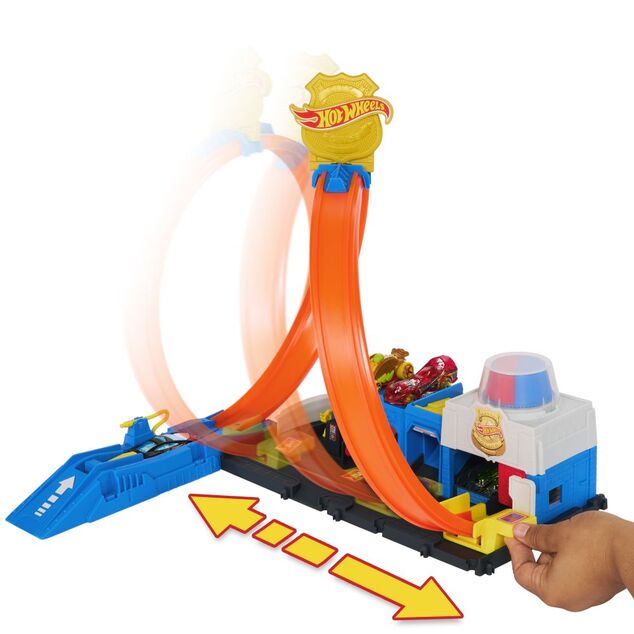 Mattel Hot Wheels City Super policajná stanica