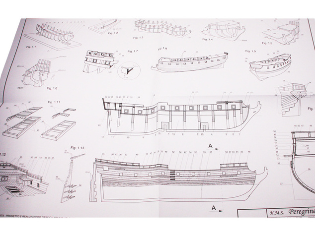 COREL HMS Peregrine 1749 1:96 kit
