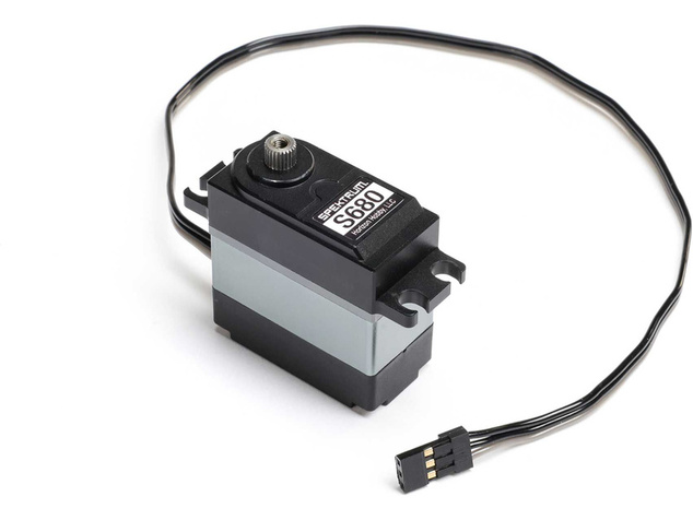 Spektrum servo S680 High Torque, oceľové prevody, 25T