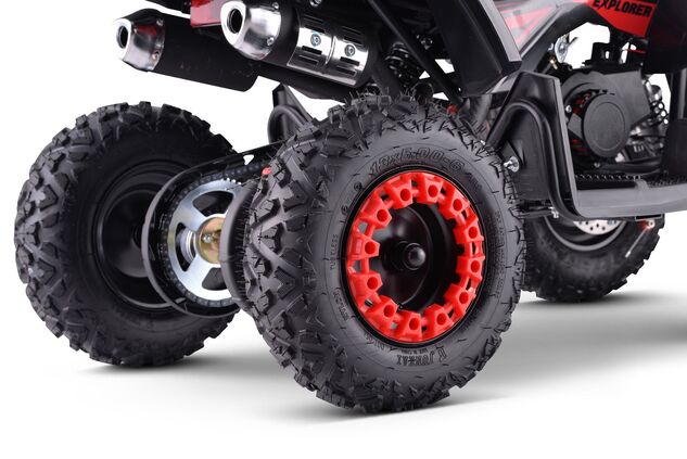 Bencinski štirikolesnik za otroke Beneo Motors Explorer rdeča - 50cm3