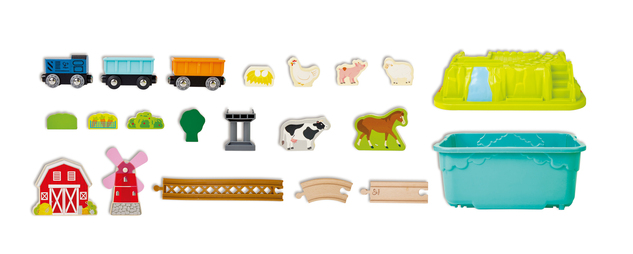 Hape Vlak set u kutiji - Farma