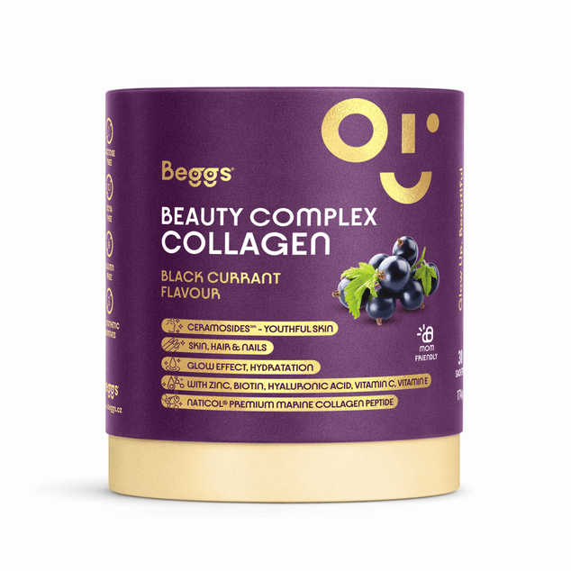 Beggs Beauty and Glow collagen Černý rybíz 30x5,8g
