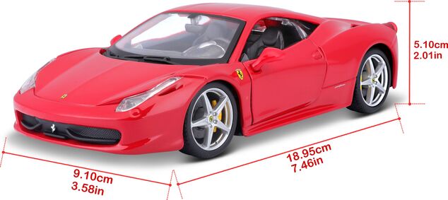 Bburago 1:24 Ferrari 458 Italia Rot