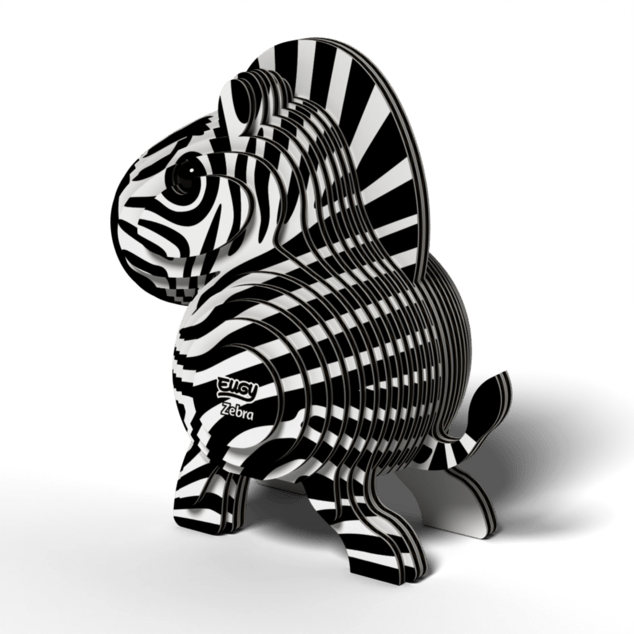 EUGY Zebra 3D kartonová skládačka
