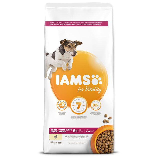 IAMS Dog Senior Small &amp; Medium Chicken 12kg