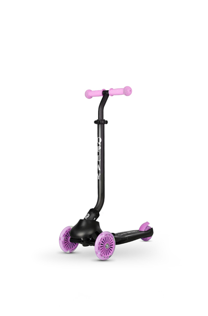 QPLAY Kolobežka / odrážadlo Sema Evo s LED svetlami Violet, vek 1 - 6 rokov, do 50 kg