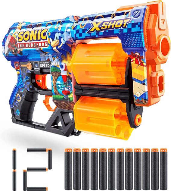 ZURU X-SHOT SKINS SONIC s 12 náboji