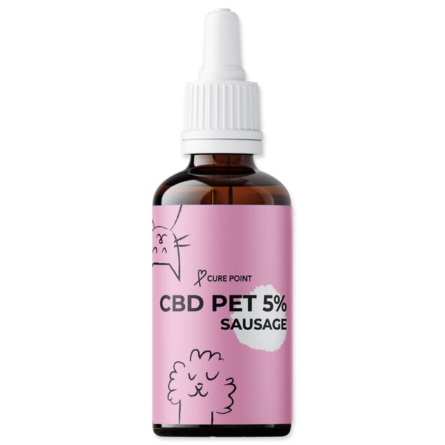 Olej CBD 5% príchuť klobása 10ml