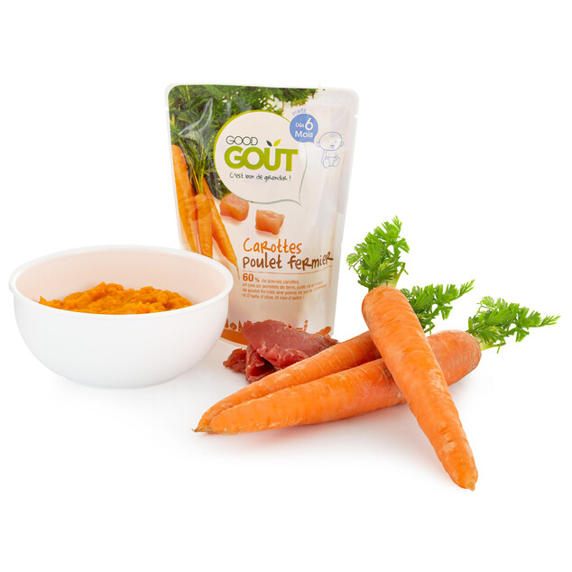 Good Gout BIO Mrkva s farmárskym kuriatkom (190 g)