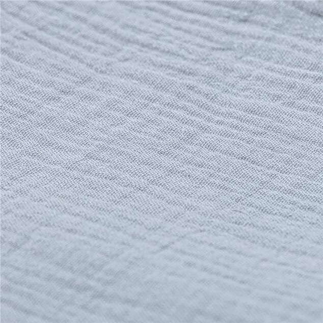 Musselin Babydecke New Baby 70x100 cm grau
