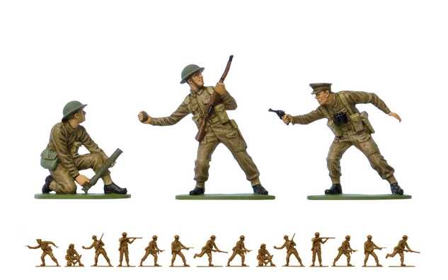 Classic Kit VINTAGE figurky A02718V - WWII British Infantry (1:32)