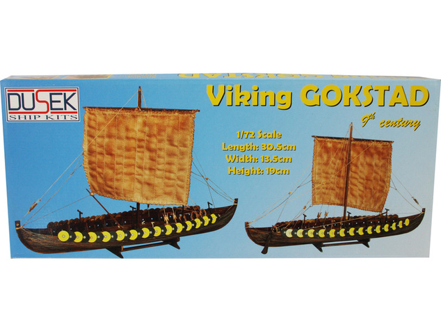 Dušok Vikingská loď Gokstad 1:72 kit