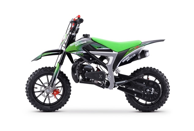 Moto de gasolina para niños Beneo Motors CROSS SX verde - 50cm3