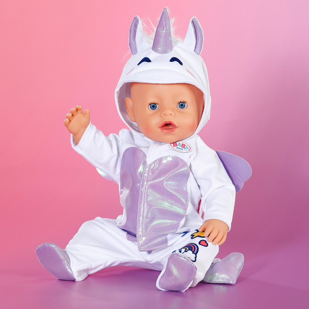 Zapf Baby Born Kostým Jednorožec fialový 43 cm