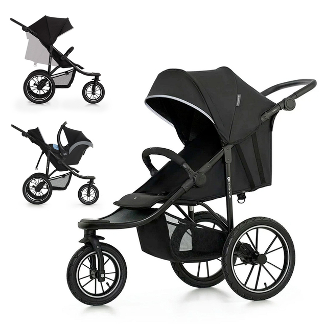 KINDERKRAFT Kočík športový a na behanie Helsi2 Black