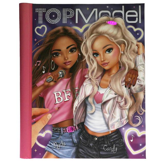 Top model Kreatívna omaľovánka s LED svetlami a hudbou  My BFF